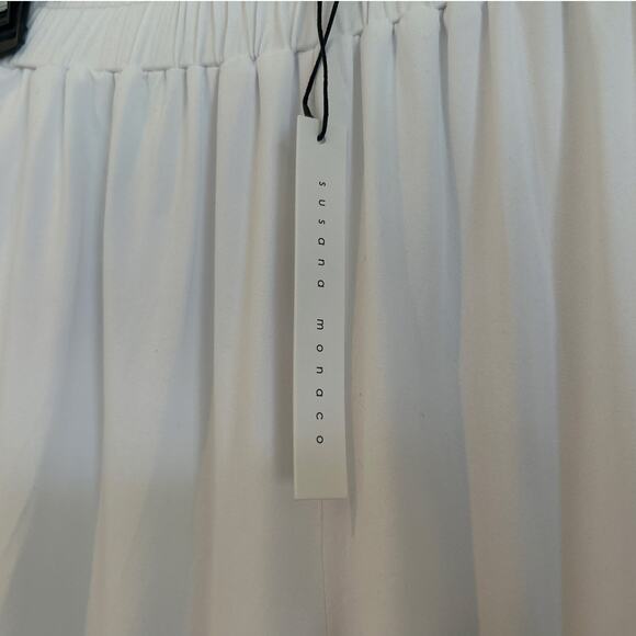 NWT Susana Monaco White Joggers, Women's Size Medium - Picture 3 of 7